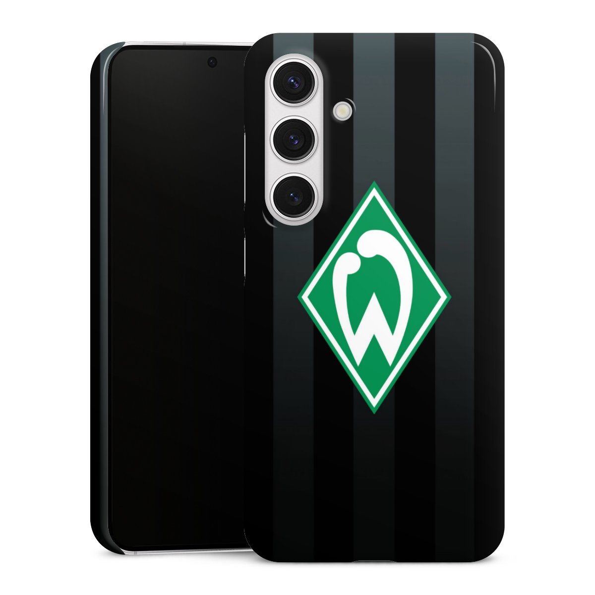 Galaxy S24 Handy Premium Case Smartphone Handyhülle Schutzhülle glänzend Stripes Sv Werder Bremen Official Licensed Product Premium Case