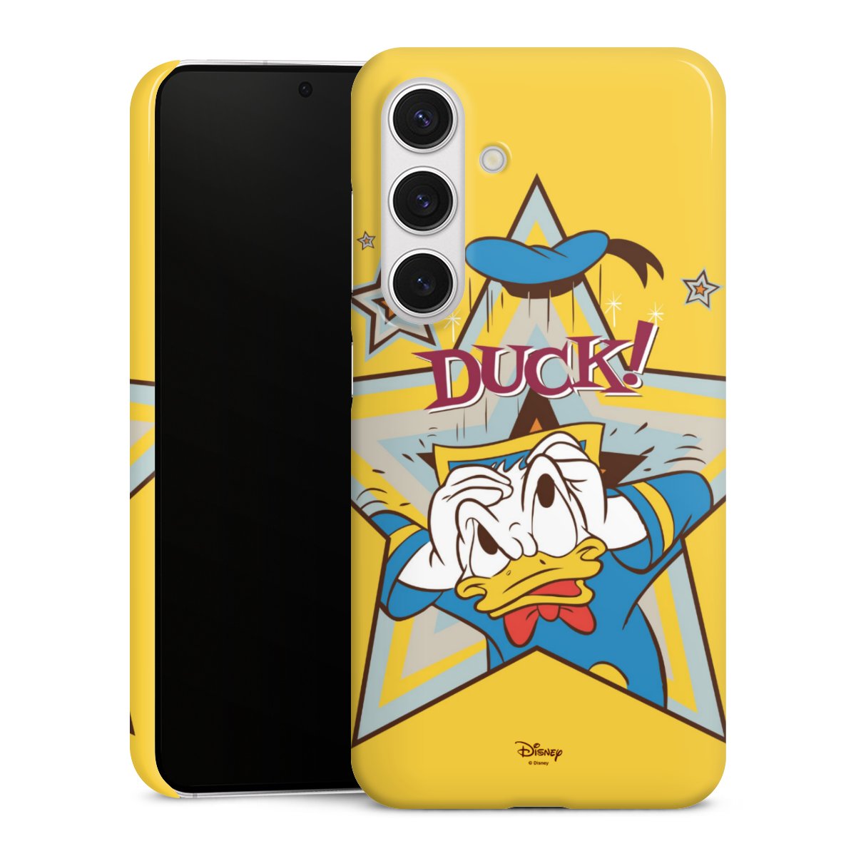 Galaxy S24 Handy Premium Case Smartphone Handyhülle Schutzhülle glänzend Official Licensed Product Donald Duck Disney Premium Case