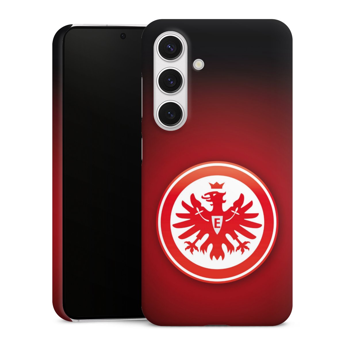 Galaxy S24 Handy Premium Case Smartphone Handyhülle Schutzhülle matt Eintracht Frankfurt Official Licensed Product Coat Of Arms Premium Case