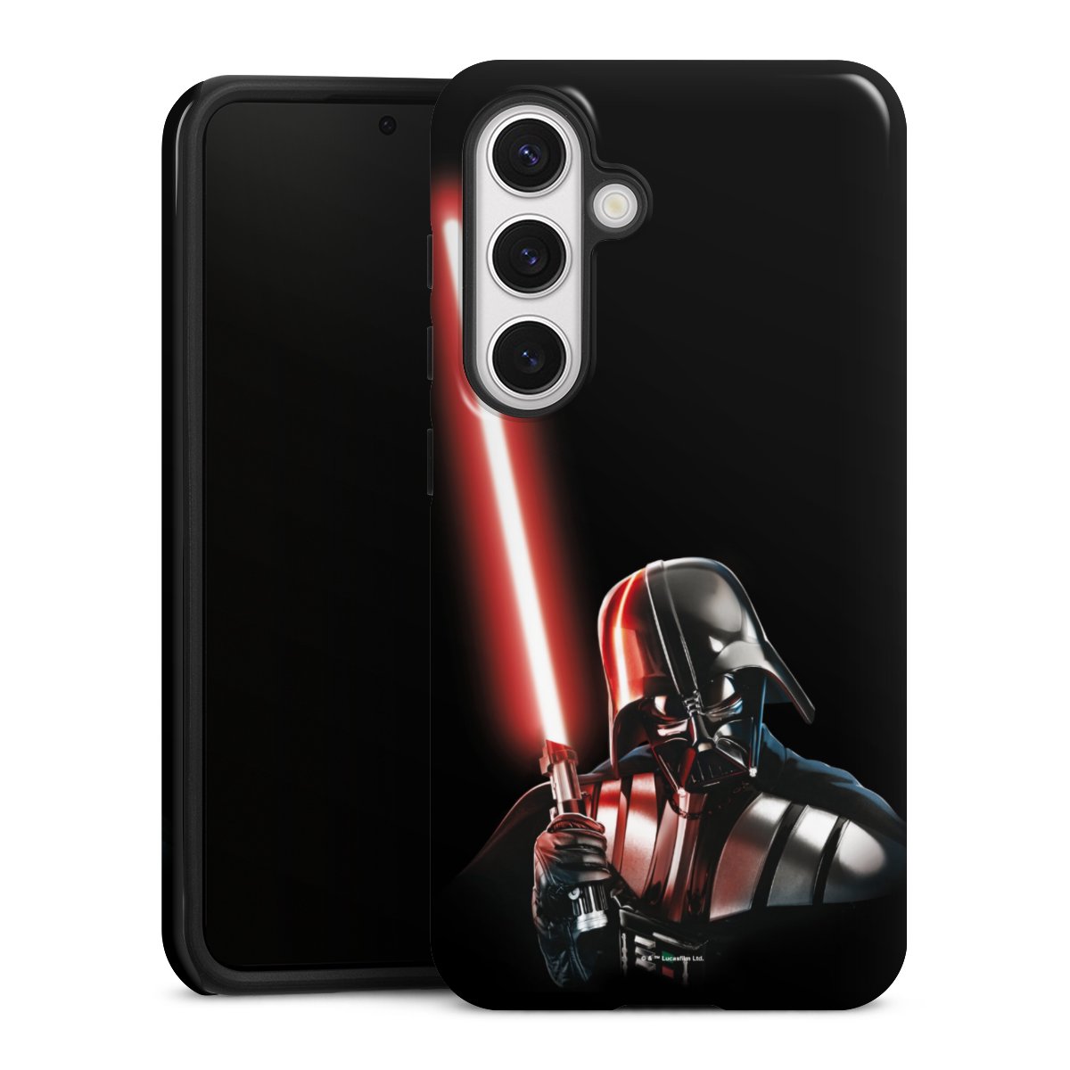 Galaxy S24 Handy Panzer Handyhülle robuste Outdoor Hülle Schutzhülle glänzend Star Wars Merchandise Darth Vader Tough Case