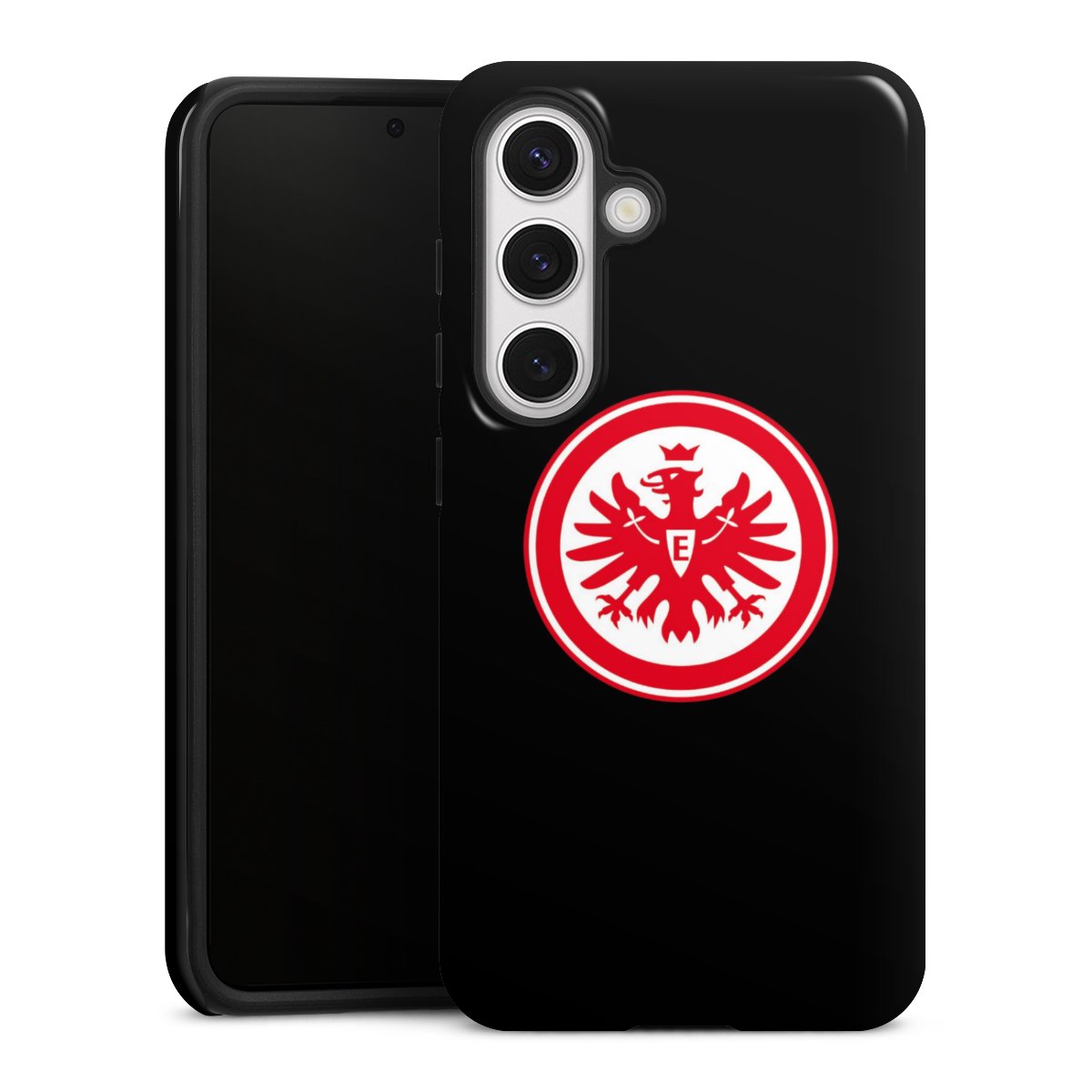 Galaxy S24 Handy Panzer Handyhülle robuste Outdoor Hülle Schutzhülle glänzend Eintracht Frankfurt Sge Eagle Tough Case