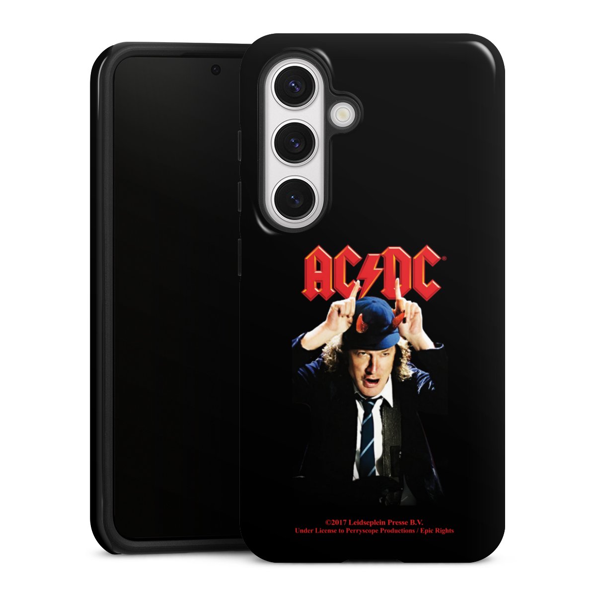 Galaxy S24 Handy Panzer Handyhülle robuste Outdoor Hülle Schutzhülle glänzend Merchandise Acdc Riverplate Tough Case