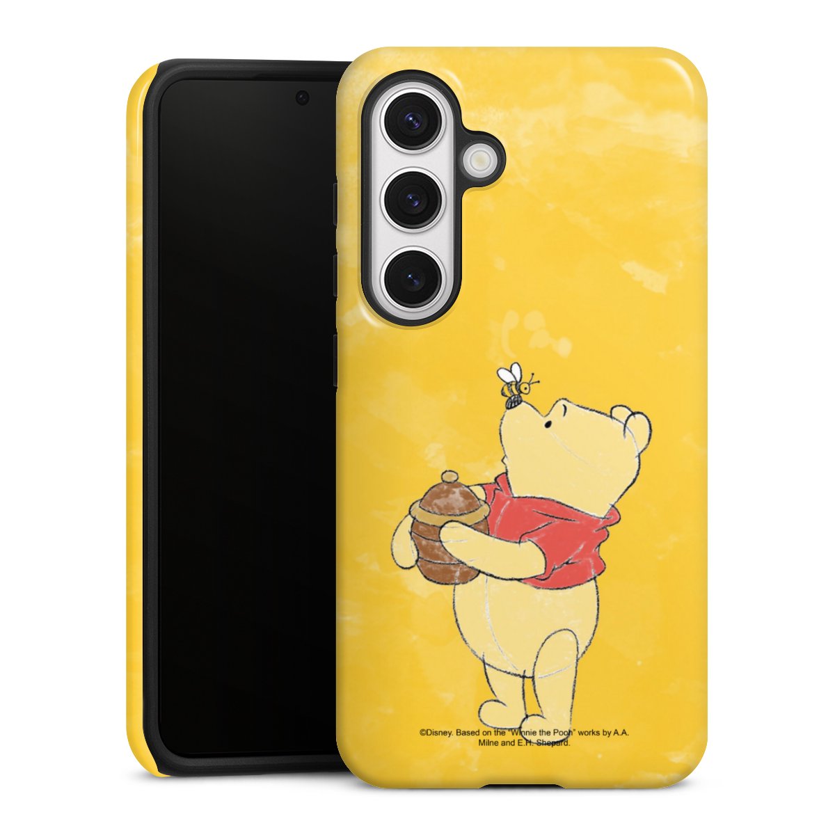 Galaxy S24 Handy Panzer Handyhülle robuste Outdoor Hülle Schutzhülle glänzend Official Licensed Product Winnie The Pooh Disney Tough Case