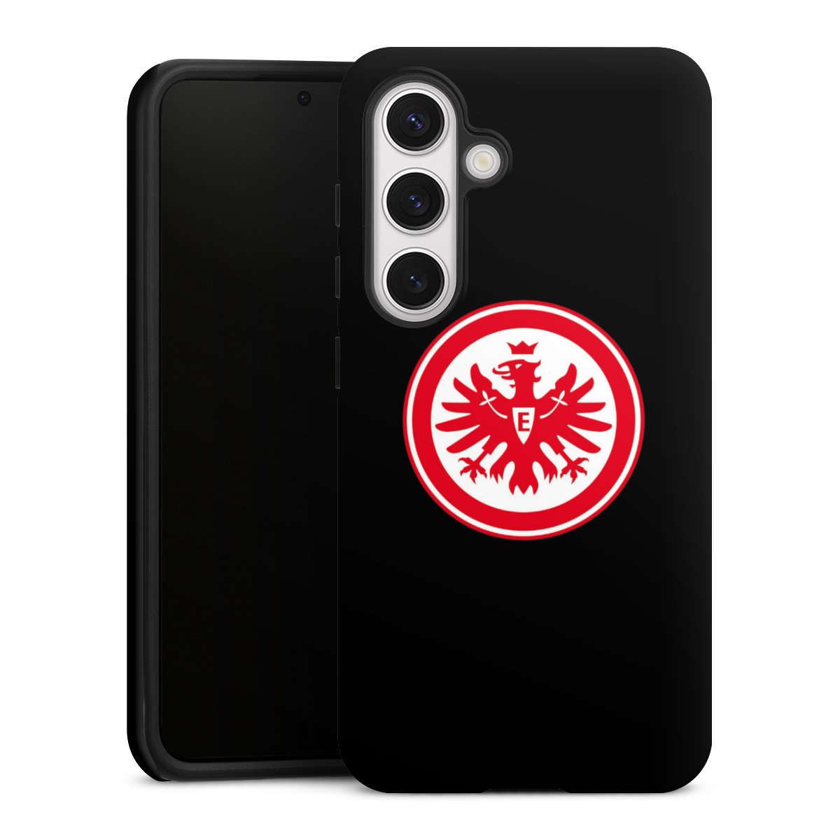 Galaxy S24 Handy Panzer Handyhülle robuste Outdoor Hülle Schutzhülle matt Eintracht Frankfurt Sge Eagle Tough Case