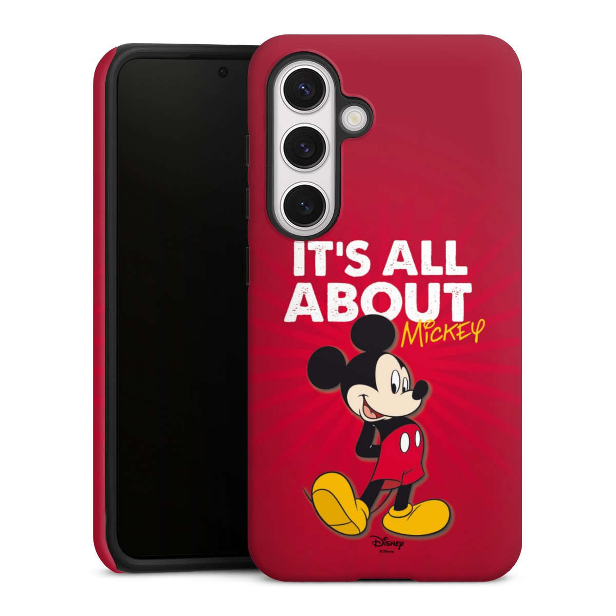 Galaxy S24 Handy Panzer Handyhülle robuste Outdoor Hülle Schutzhülle matt Mouse Disney Official Licensed Product Tough Case