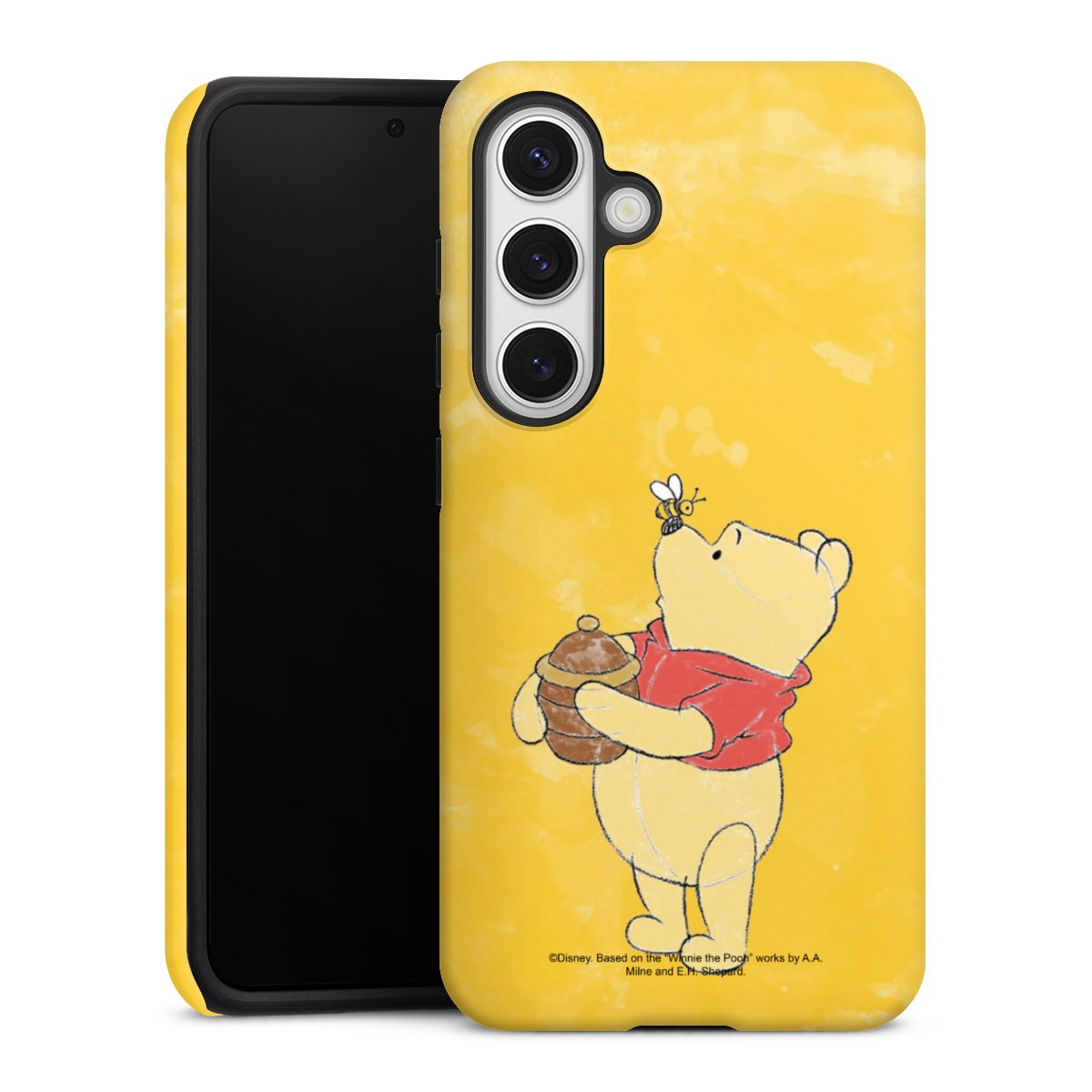 Galaxy S24 Handy Panzer Handyhülle robuste Outdoor Hülle Schutzhülle matt Official Licensed Product Winnie The Pooh Disney Tough Case