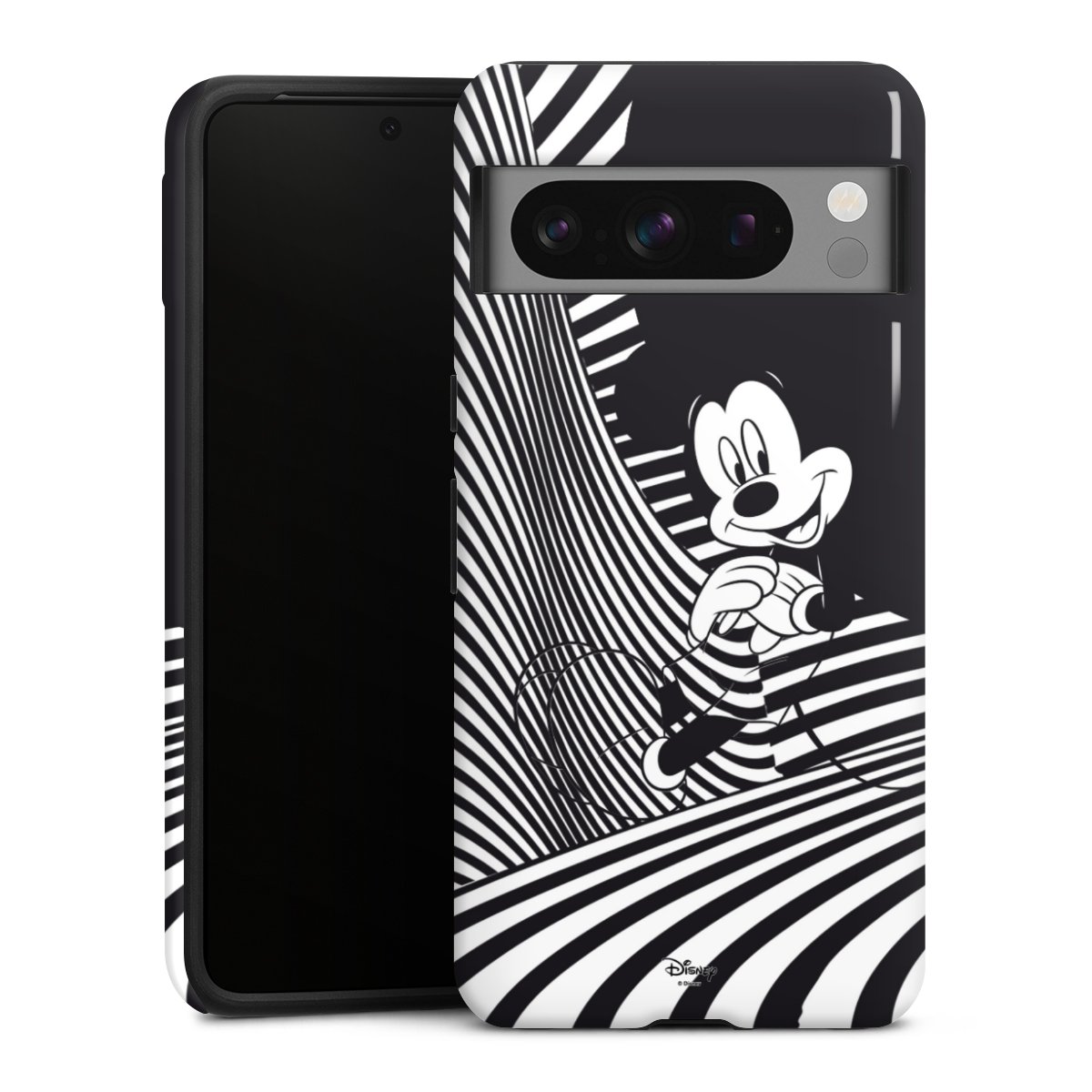 Google Pixel 8 Pro Handy Panzer Handyhülle robuste Outdoor Hülle Schutzhülle glänzend Official Licensed Product Disney Mickey Mouse Tough Case