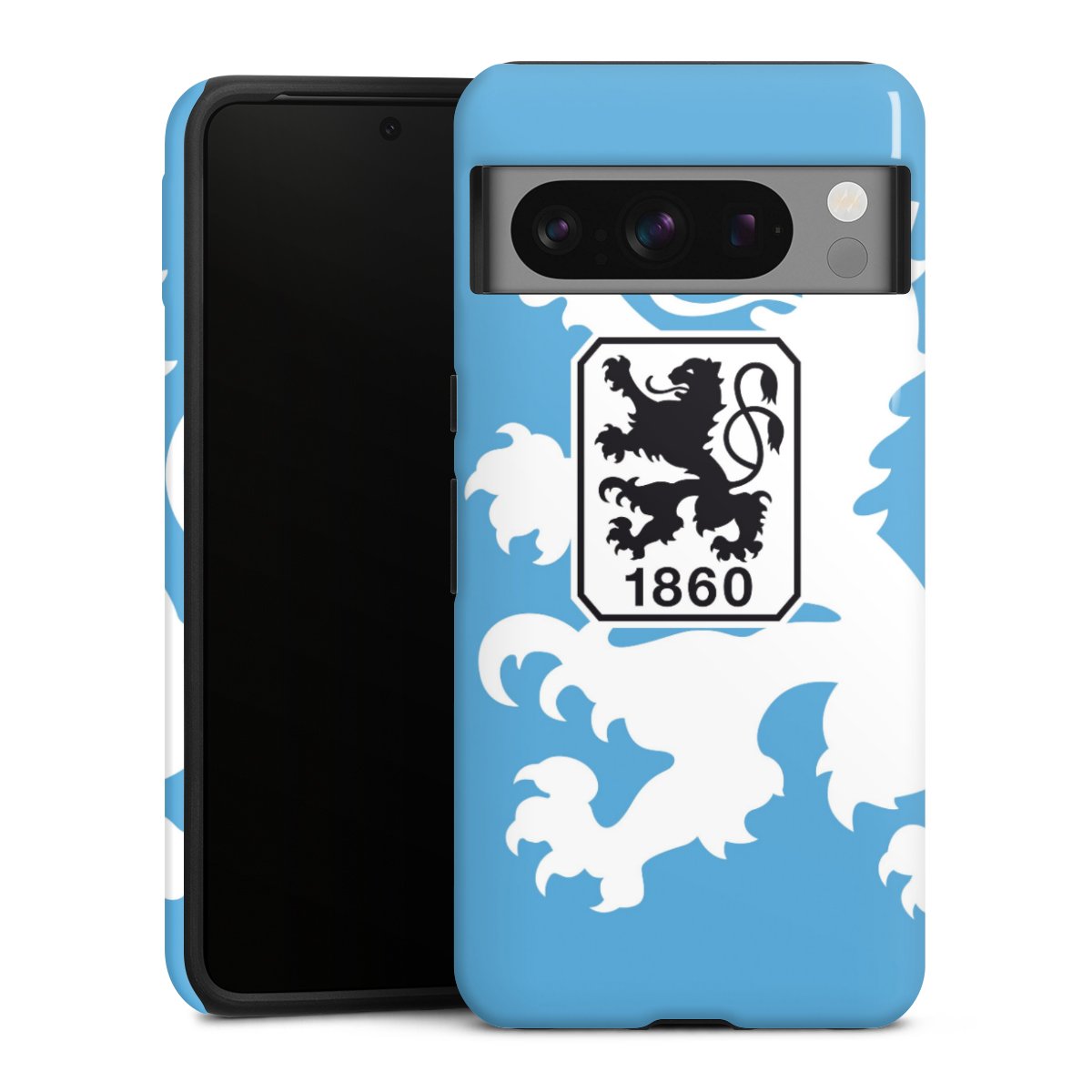 Google Pixel 8 Pro Handy Panzer Handyhülle robuste Outdoor Hülle Schutzhülle glänzend Coat Of Arms Official Licensed Product Tough Case