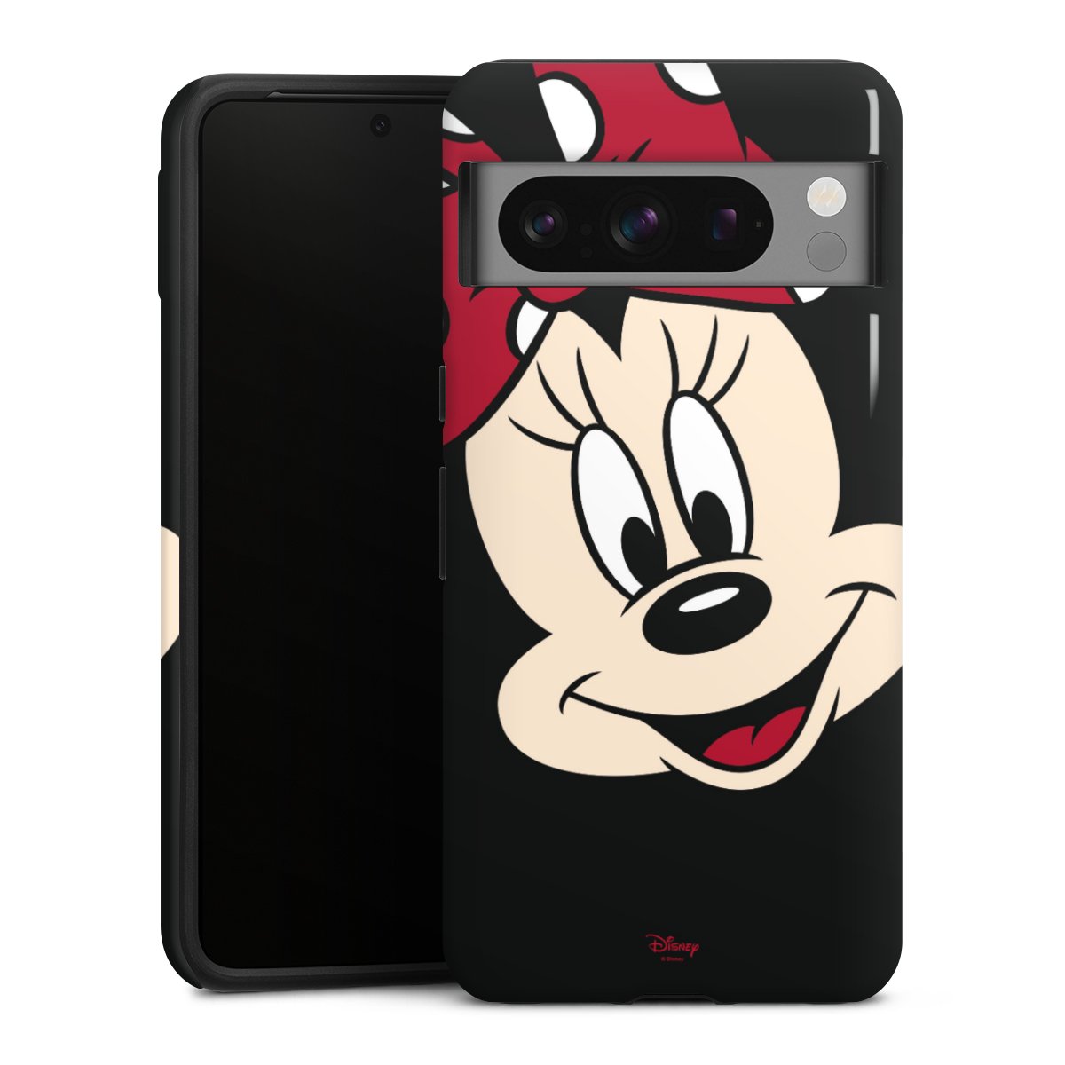 Google Pixel 8 Pro Handy Panzer Handyhülle robuste Outdoor Hülle Schutzhülle glänzend Minnie Mouse Official Licensed Product Disney Tough Case