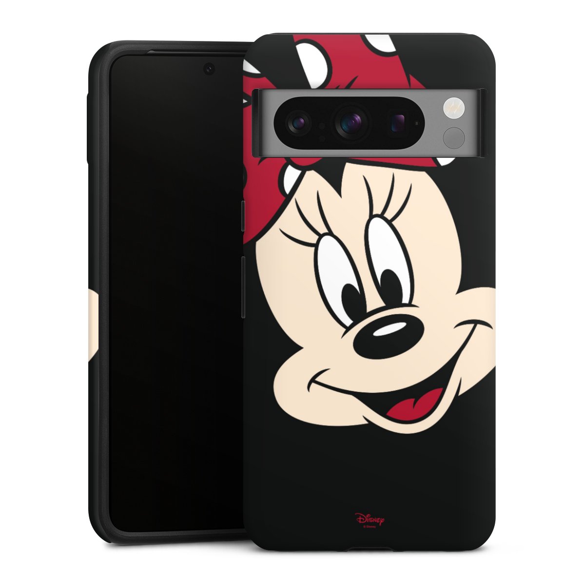 Google Pixel 8 Pro Handy Panzer Handyhülle robuste Outdoor Hülle Schutzhülle matt Minnie Mouse Official Licensed Product Disney Tough Case