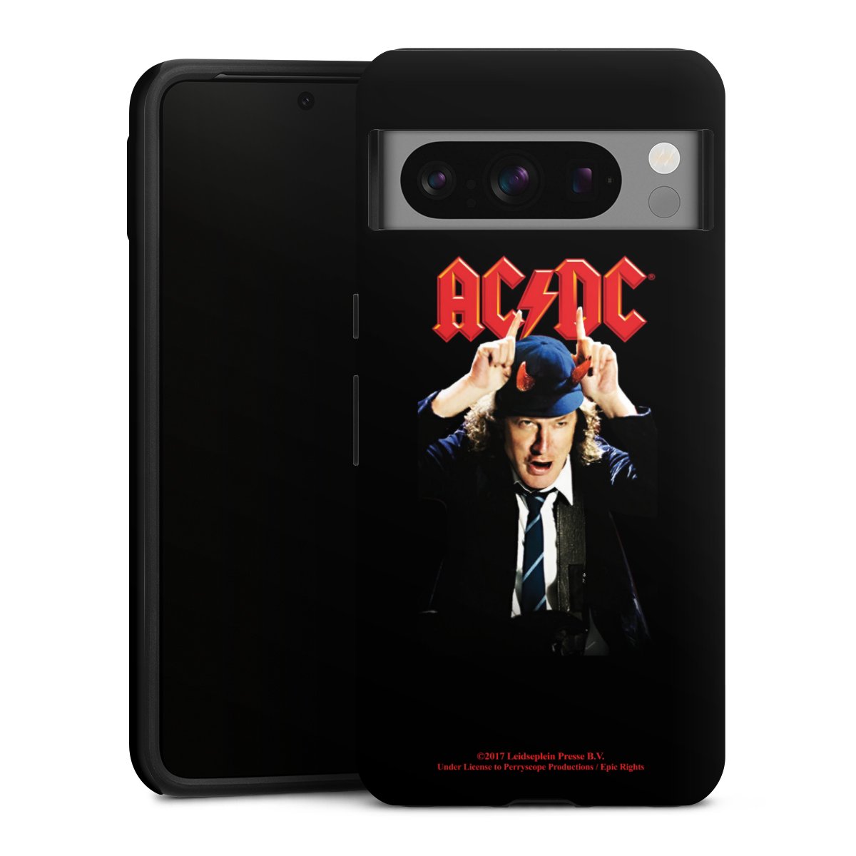 Google Pixel 8 Pro Handy Panzer Handyhülle robuste Outdoor Hülle Schutzhülle matt Merchandise Acdc Riverplate Tough Case