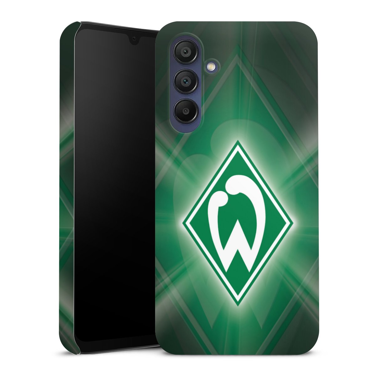 Galaxy A15 5G Handy Premium Case Smartphone Handyhülle Schutzhülle matt Sv Werder Bremen Official Licensed Product Coat Of Arms Premium Case