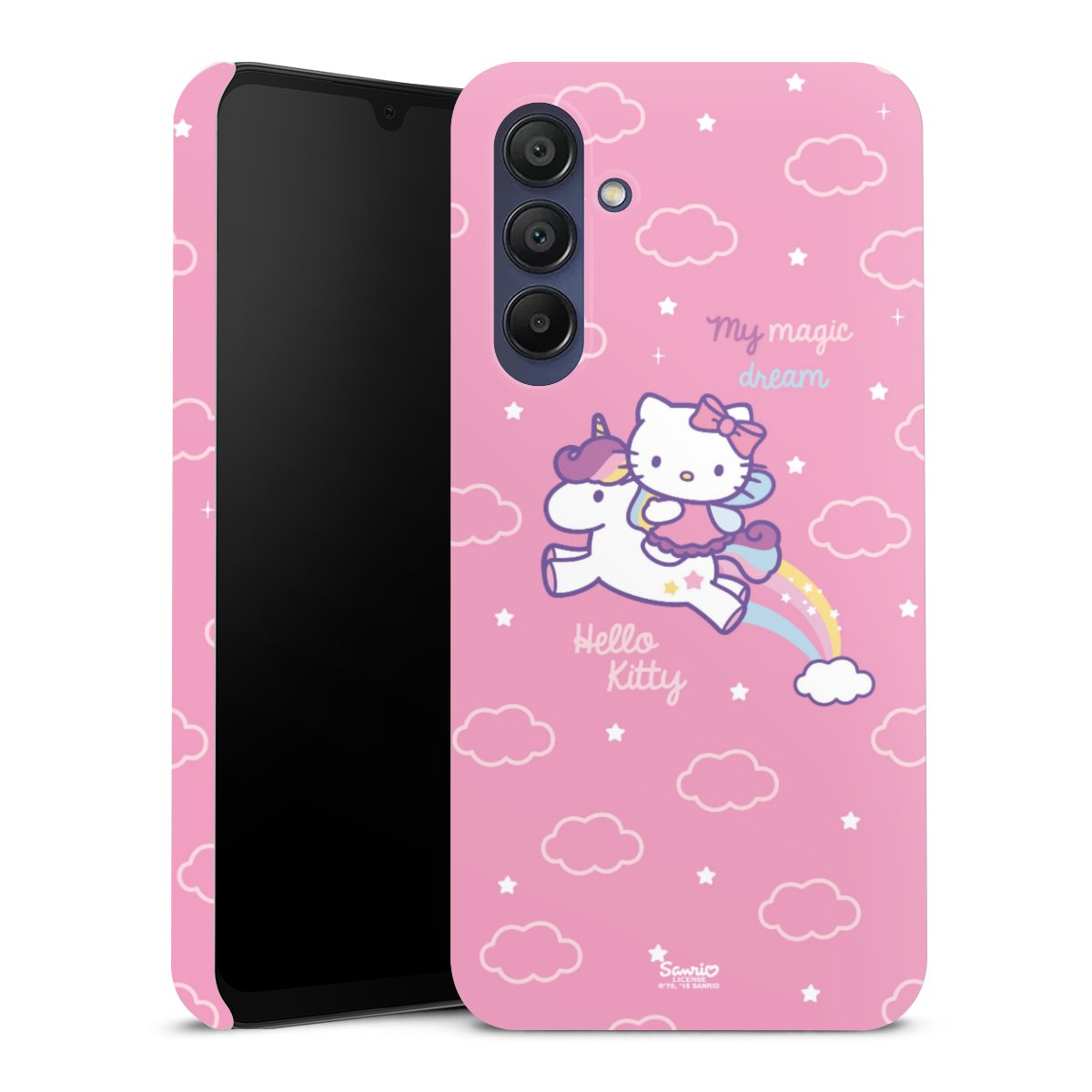 Galaxy A15 5G Handy Premium Case Smartphone Handyhülle Schutzhülle matt Einhorn Official Licensed Product Hello Kitty Premium Case