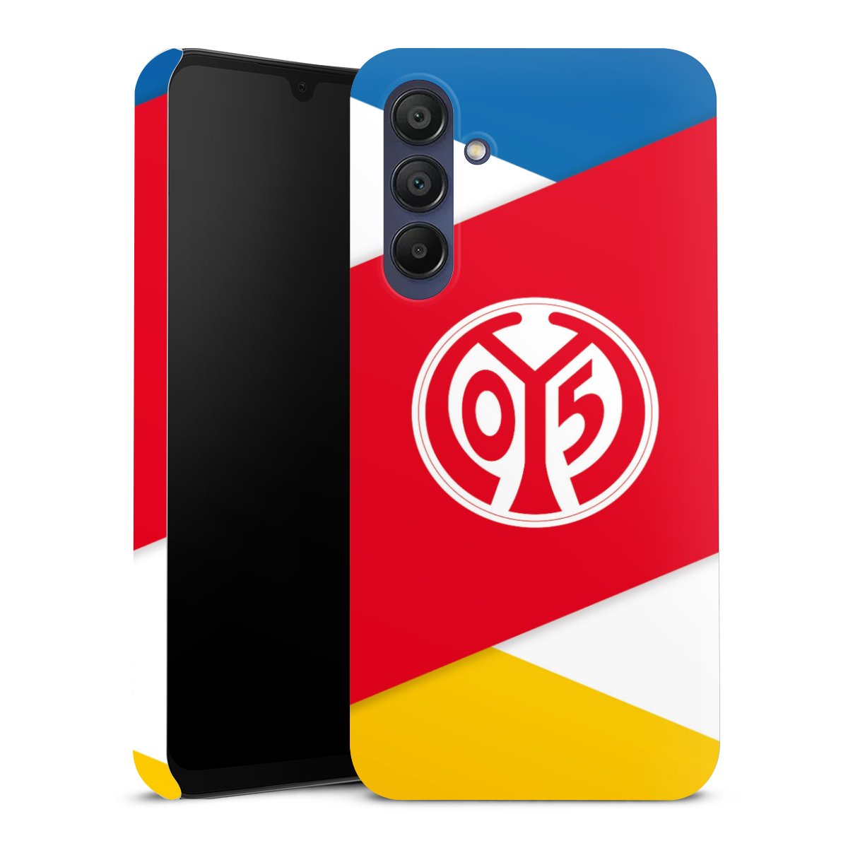 Galaxy A15 5G Handy Premium Case Smartphone Handyhülle Schutzhülle matt Official Licensed Product Soccer 1. Fsv Mainz 05 E.V. Premium Case