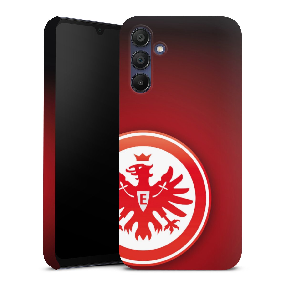 Galaxy A15 5G Handy Premium Case Smartphone Handyhülle Schutzhülle glänzend Eintracht Frankfurt Official Licensed Product Coat Of Arms Premium Case