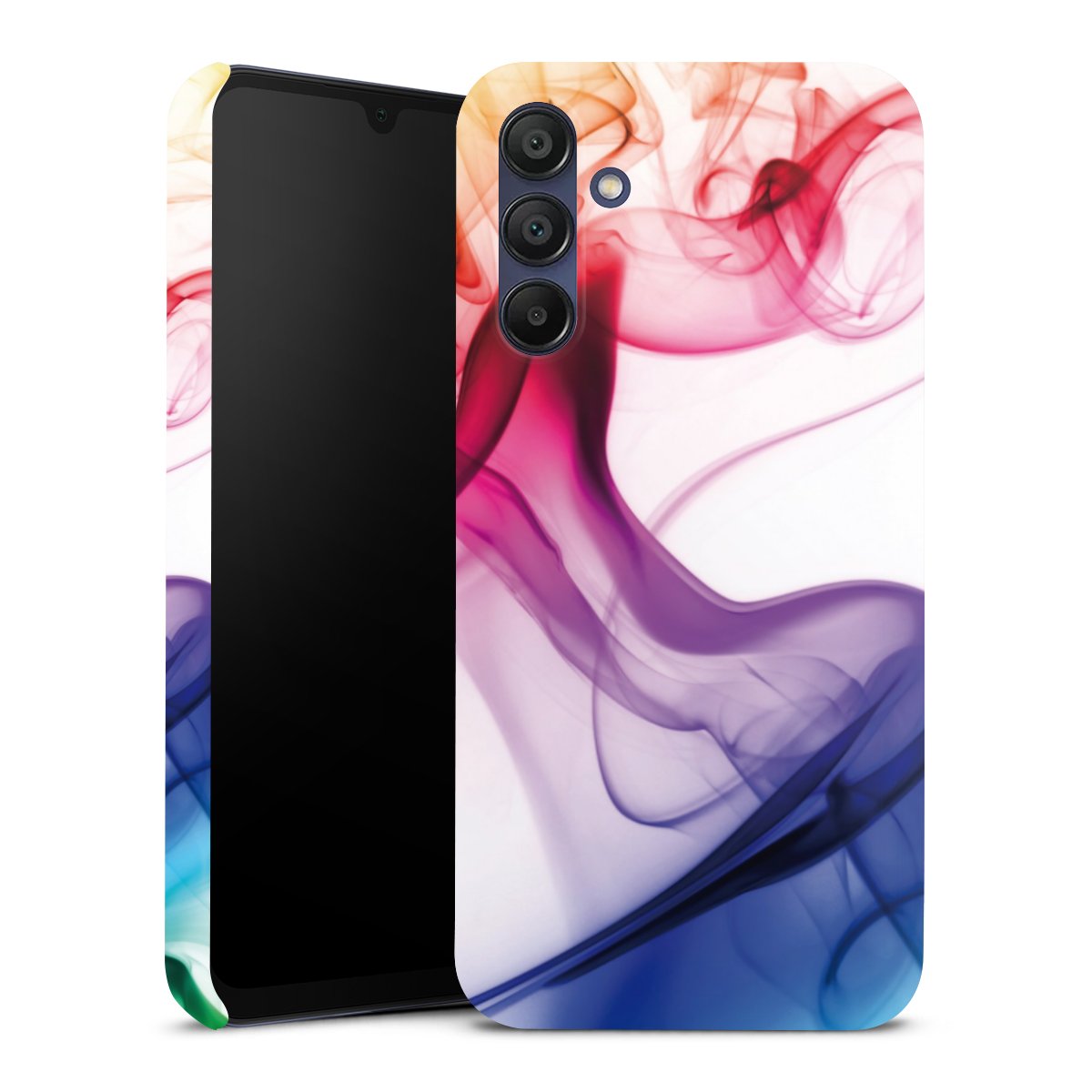 Galaxy A15 5G Handy Premium Case Smartphone Handyhülle Schutzhülle glänzend Water Colour Rainbow Premium Case