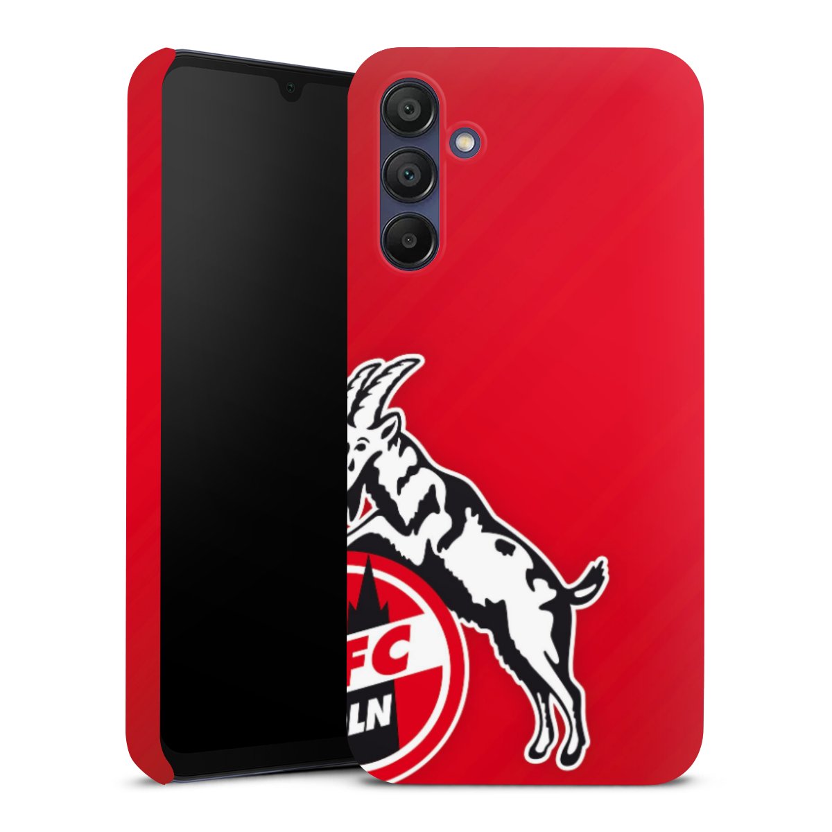 Galaxy A15 5G Handy Premium Case Smartphone Handyhülle Schutzhülle glänzend Official Licensed Product Effzeh 1. Fc Köln Premium Case