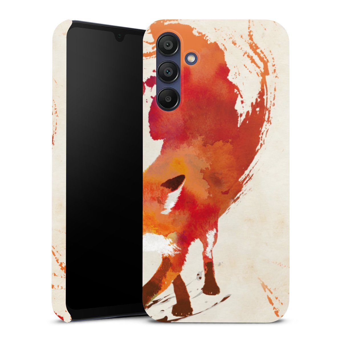 Galaxy A15 5G Handy Premium Case Smartphone Handyhülle Schutzhülle glänzend Fox Graphic Premium Case