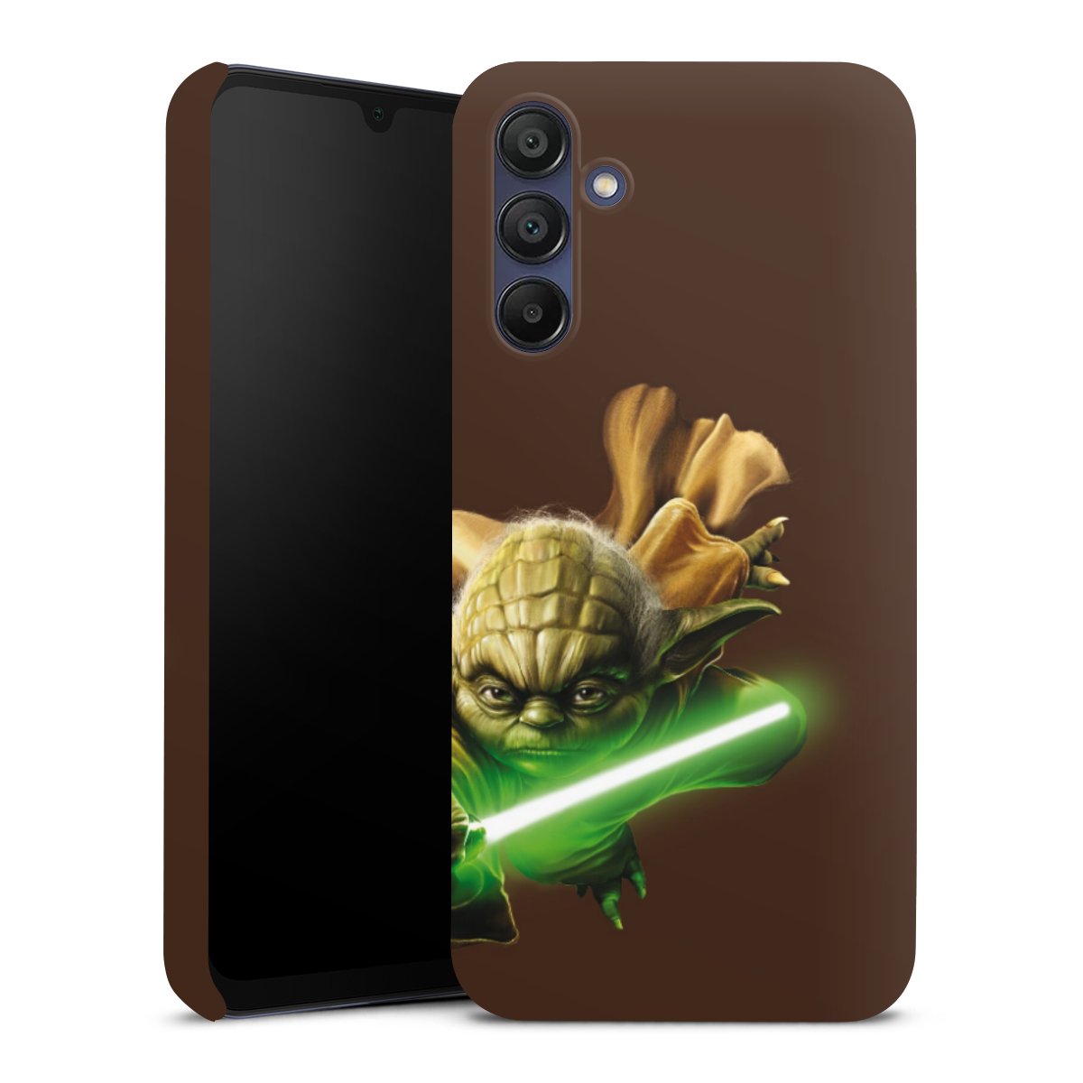 Galaxy A15 5G Handy Premium Case Smartphone Handyhülle Schutzhülle glänzend Yoda Merchandise Star Wars Premium Case