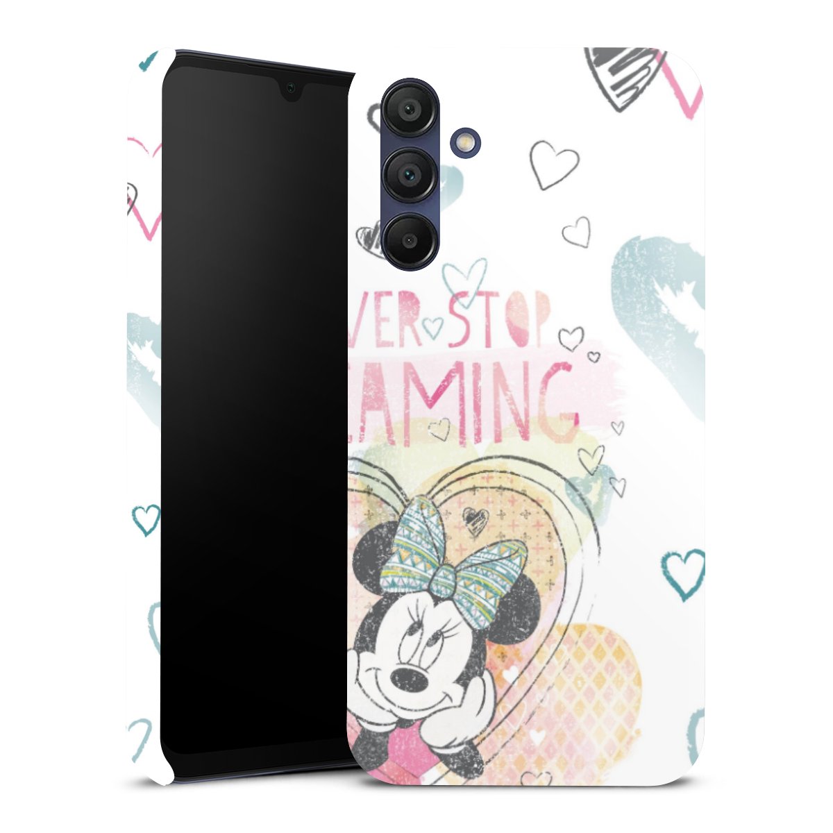 Galaxy A15 5G Handy Premium Case Smartphone Handyhülle Schutzhülle glänzend Disney Official Licensed Product Minnie Mouse Premium Case