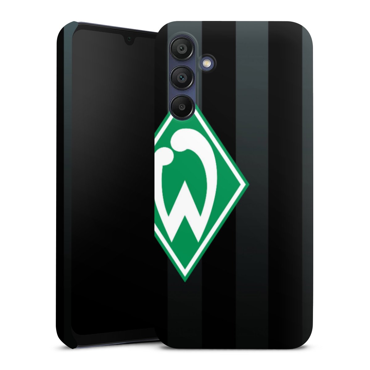 Galaxy A15 5G Handy Premium Case Smartphone Handyhülle Schutzhülle glänzend Stripes Sv Werder Bremen Official Licensed Product Premium Case