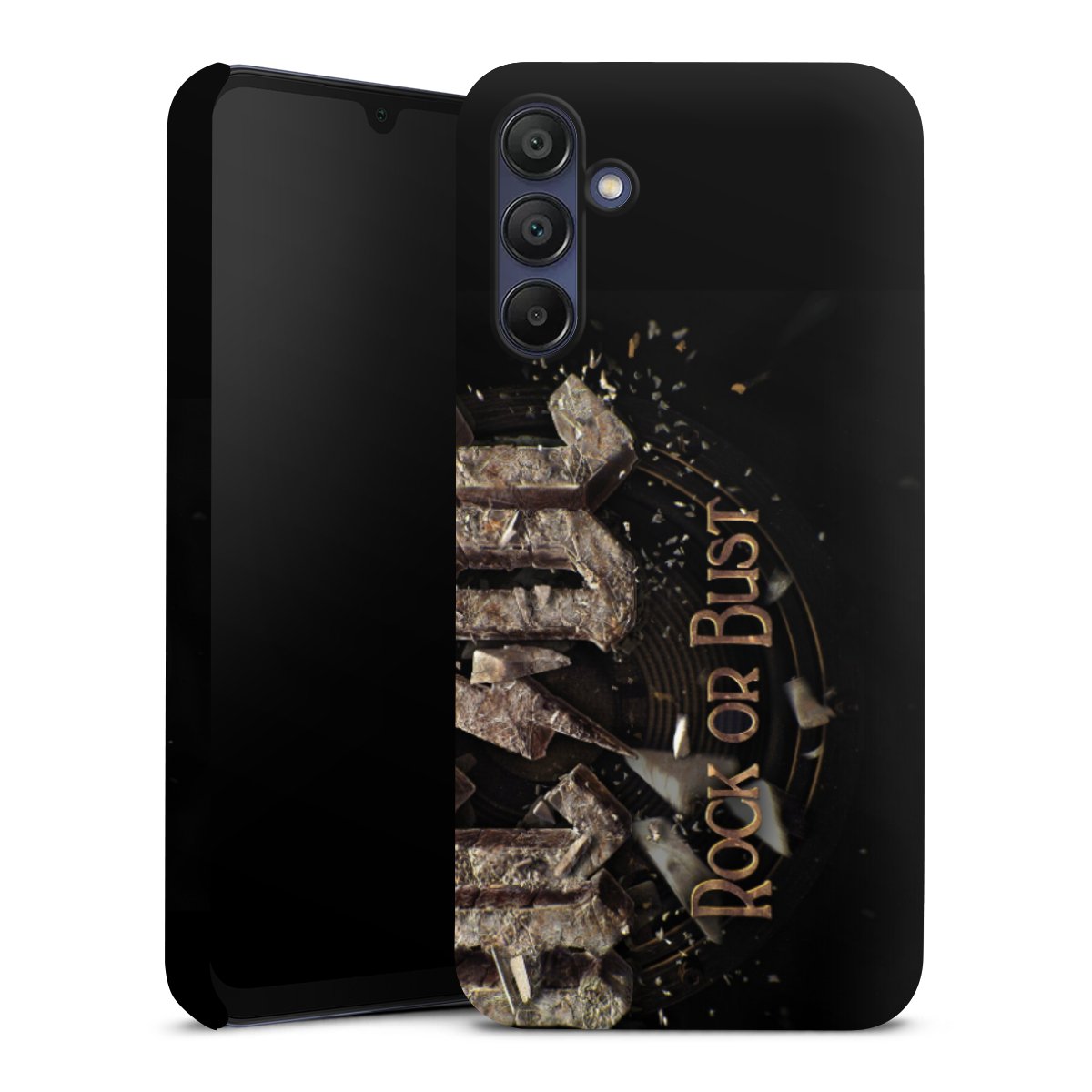 Galaxy A15 5G Handy Premium Case Smartphone Handyhülle Schutzhülle glänzend Acdc Official Licensed Product Rock Or Bust Premium Case