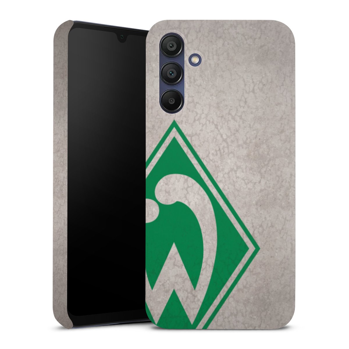 Galaxy A15 5G Handy Premium Case Smartphone Handyhülle Schutzhülle glänzend Sv Werder Bremen Concrete Official Licensed Product Premium Case