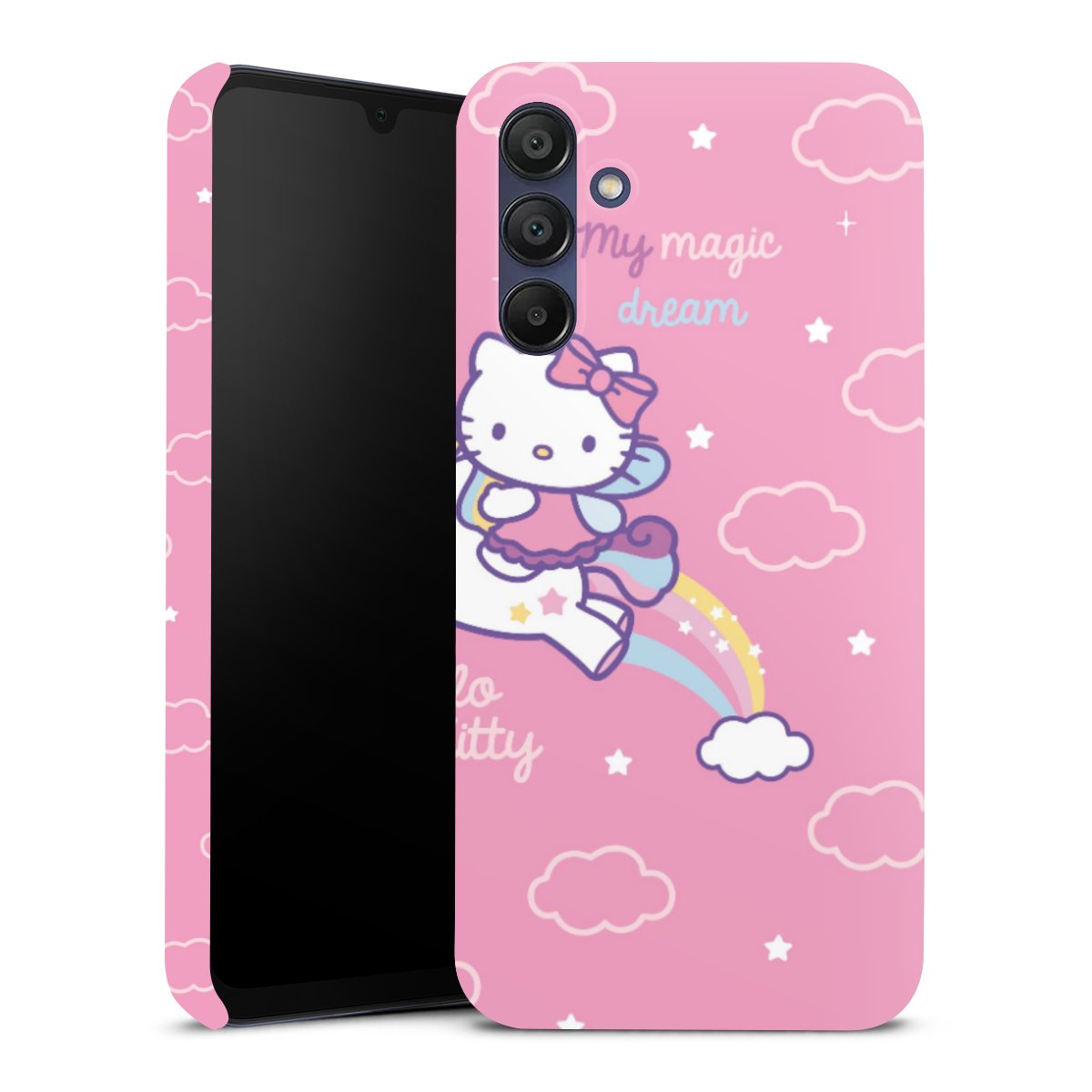 Galaxy A15 5G Handy Premium Case Smartphone Handyhülle Schutzhülle glänzend Einhorn Official Licensed Product Hello Kitty Premium Case