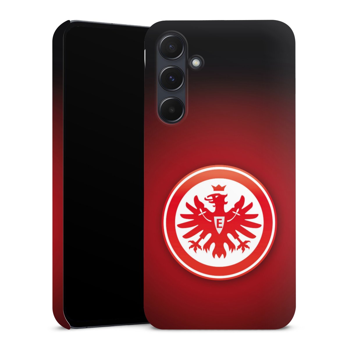 Galaxy A55 5G Handy Premium Case Smartphone Handyhülle Schutzhülle matt Eintracht Frankfurt Official Licensed Product Coat Of Arms Premium Case