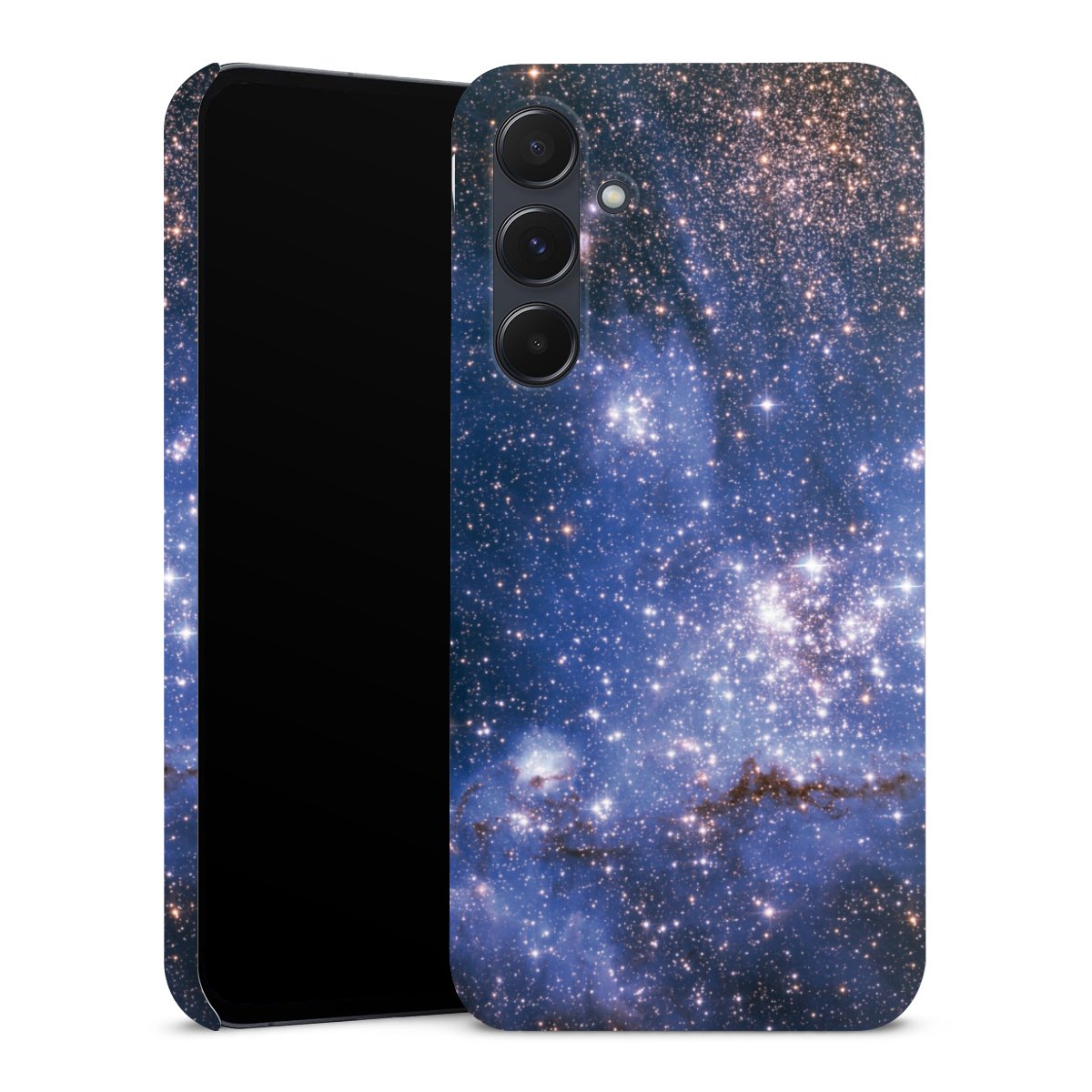 Galaxy A55 5G Handy Premium Case Smartphone Handyhülle Schutzhülle matt Weltall Galaxy Weltraum Premium Case