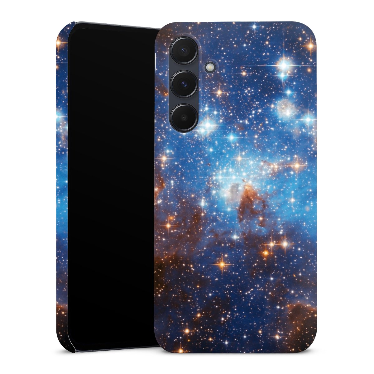 Galaxy A55 5G Handy Premium Case Smartphone Handyhülle Schutzhülle matt Star Weltall Galaxy Premium Case