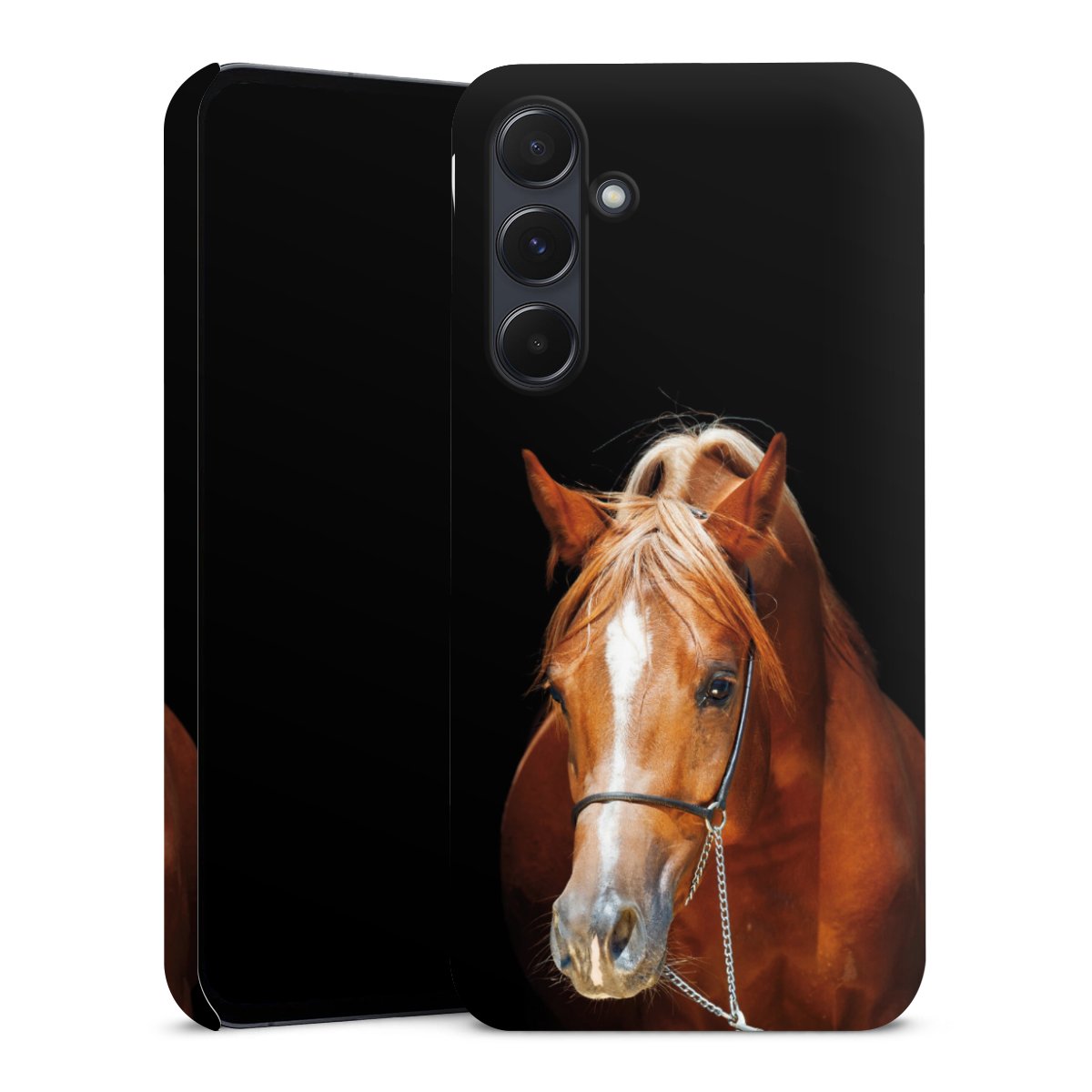 Galaxy A55 5G Handy Premium Case Smartphone Handyhülle Schutzhülle matt Mare Horse Hobby Premium Case