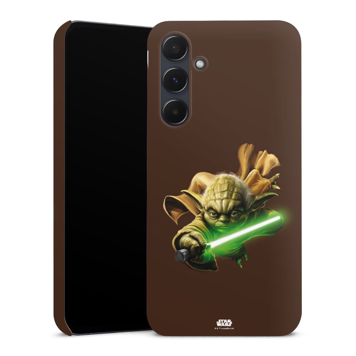 Galaxy A55 5G Handy Premium Case Smartphone Handyhülle Schutzhülle matt Yoda Merchandise Star Wars Premium Case