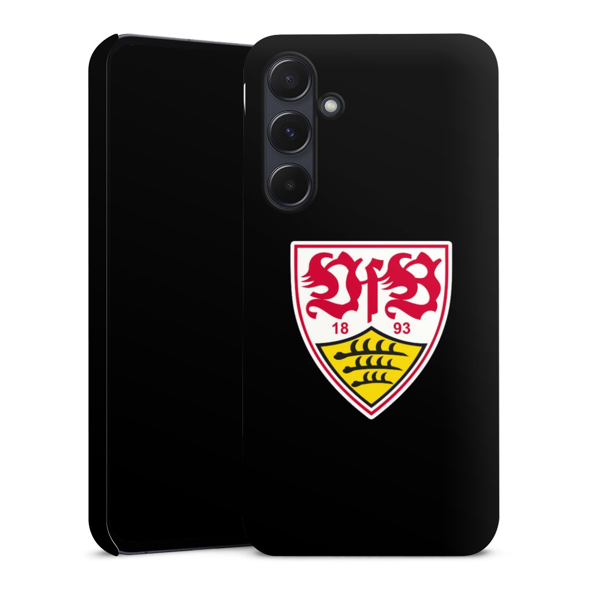 Galaxy A55 5G Handy Premium Case Smartphone Handyhülle Schutzhülle matt Vfb Stuttgart Official Licensed Product Coat Of Arms Premium Case