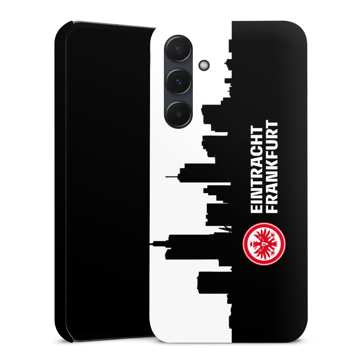 Galaxy A55 5G Handy Premium Case Smartphone Handyhülle Schutzhülle matt Sge Eintracht Frankfurt Official Licensed Product Premium Case