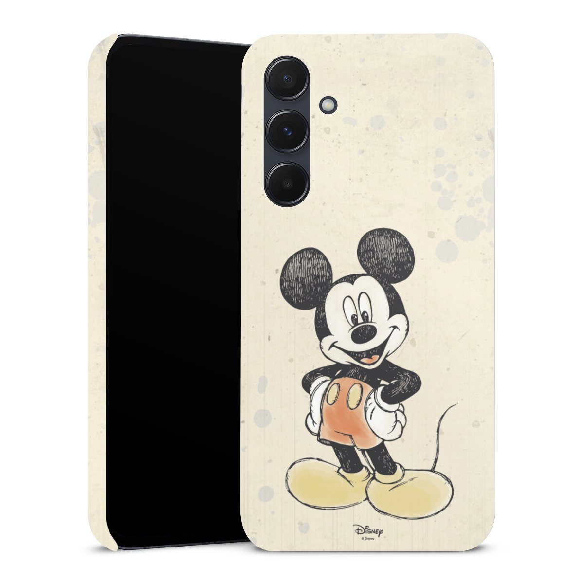 Galaxy A55 5G Handy Premium Case Smartphone Handyhülle Schutzhülle matt Water Colour Mickey & Minnie Mouse Official Licensed Product Premium Case