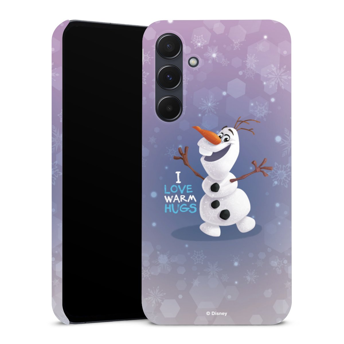 Galaxy A55 5G Handy Premium Case Smartphone Handyhülle Schutzhülle matt Frozen Frozen Olaf Official Licensed Product Premium Case