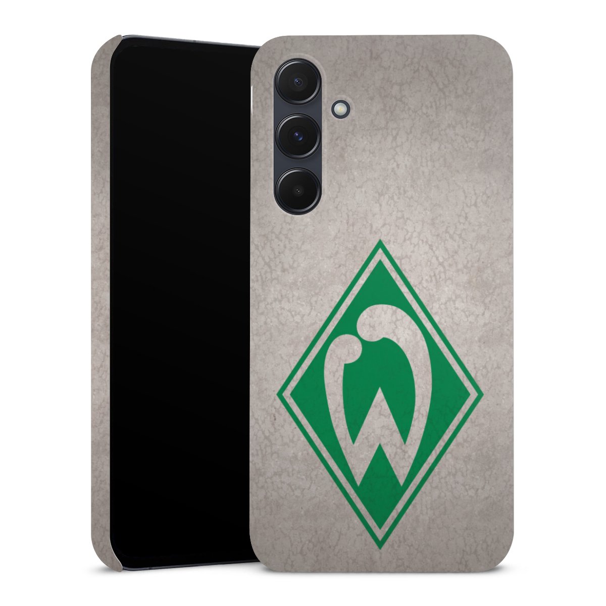 Galaxy A55 5G Handy Premium Case Smartphone Handyhülle Schutzhülle matt Sv Werder Bremen Concrete Official Licensed Product Premium Case