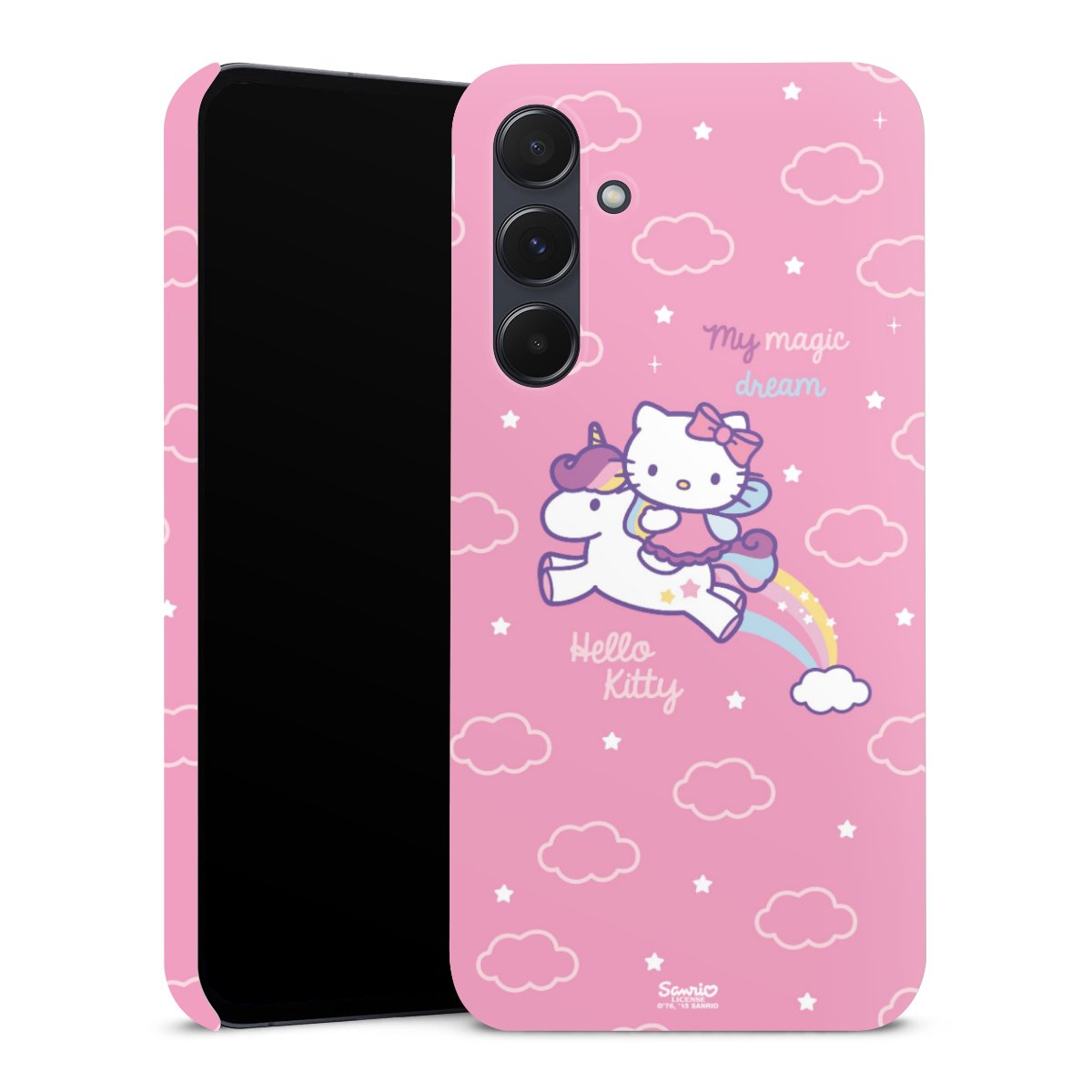 Galaxy A55 5G Handy Premium Case Smartphone Handyhülle Schutzhülle matt Einhorn Official Licensed Product Hello Kitty Premium Case