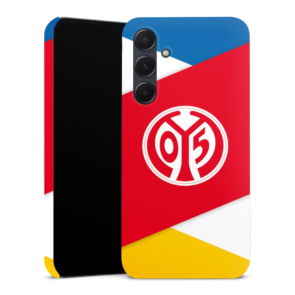 Galaxy A55 5G Handy Premium Case Smartphone Handyhülle Schutzhülle matt Official Licensed Product Soccer 1. Fsv Mainz 05 E.V. Premium Case