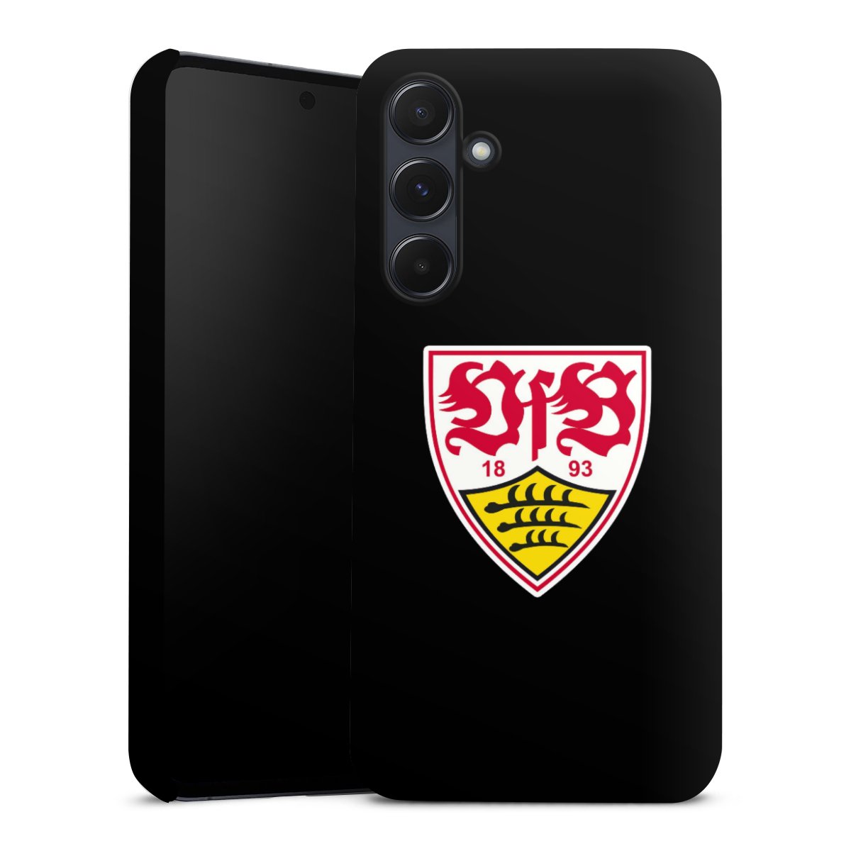 Galaxy A55 5G Handy Premium Case Smartphone Handyhülle Schutzhülle glänzend Vfb Stuttgart Official Licensed Product Coat Of Arms Premium Case