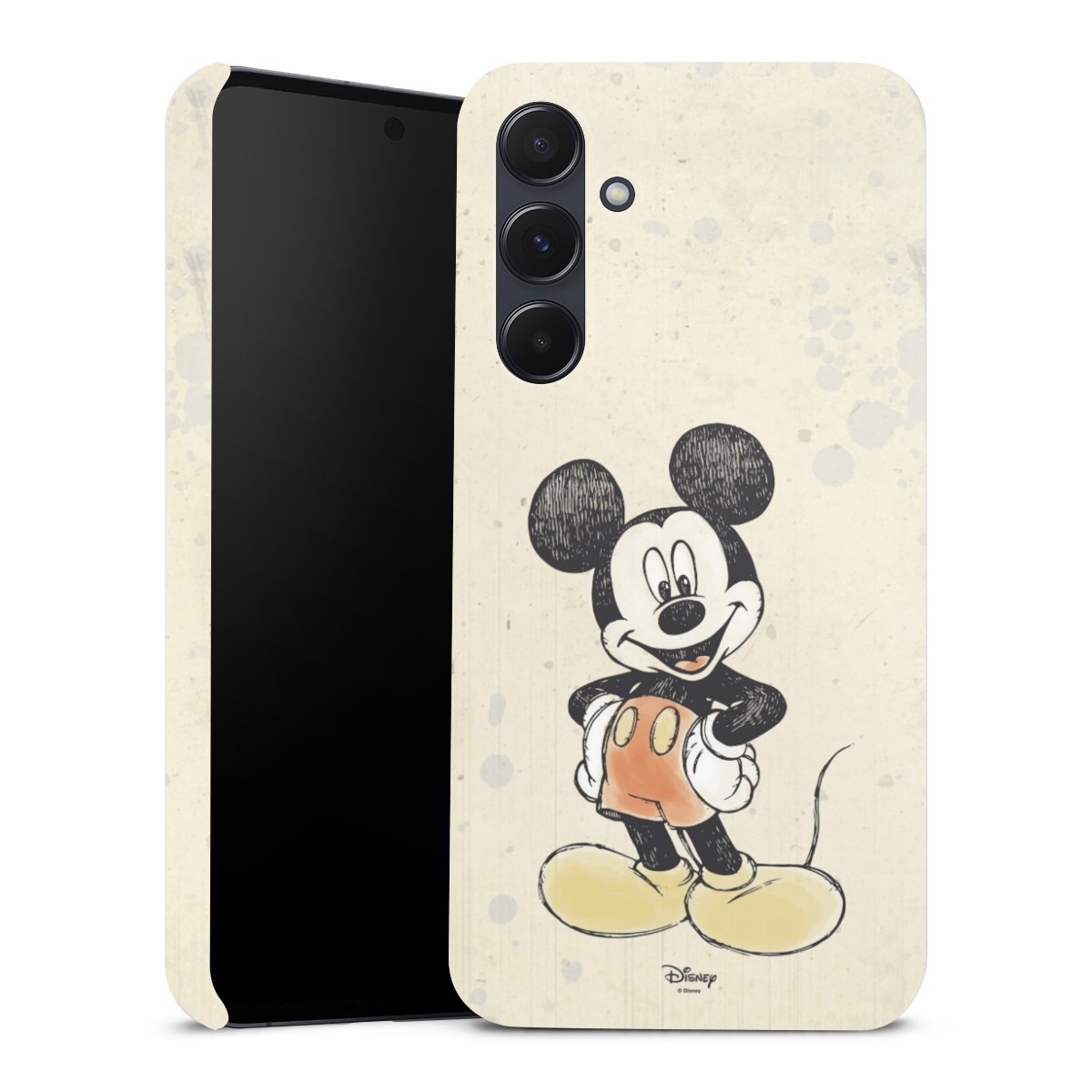 Galaxy A55 5G Handy Premium Case Smartphone Handyhülle Schutzhülle glänzend Water Colour Mickey & Minnie Mouse Official Licensed Product Premium Case