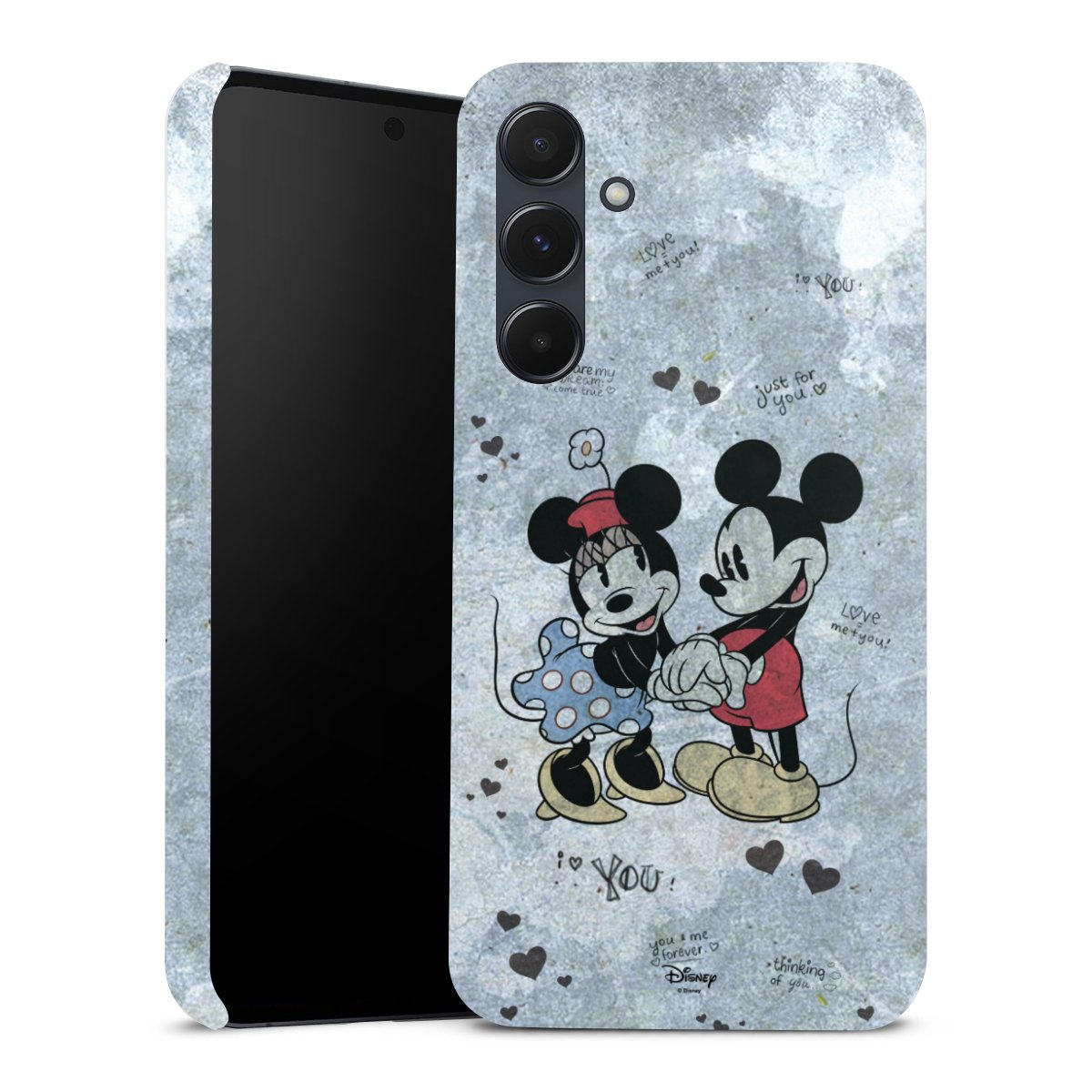 Galaxy A55 5G Handy Premium Case Smartphone Handyhülle Schutzhülle glänzend Mickey & Minnie Mouse Vintage Disney Premium Case