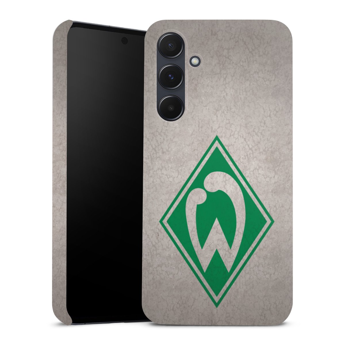 Galaxy A55 5G Handy Premium Case Smartphone Handyhülle Schutzhülle glänzend Sv Werder Bremen Concrete Official Licensed Product Premium Case