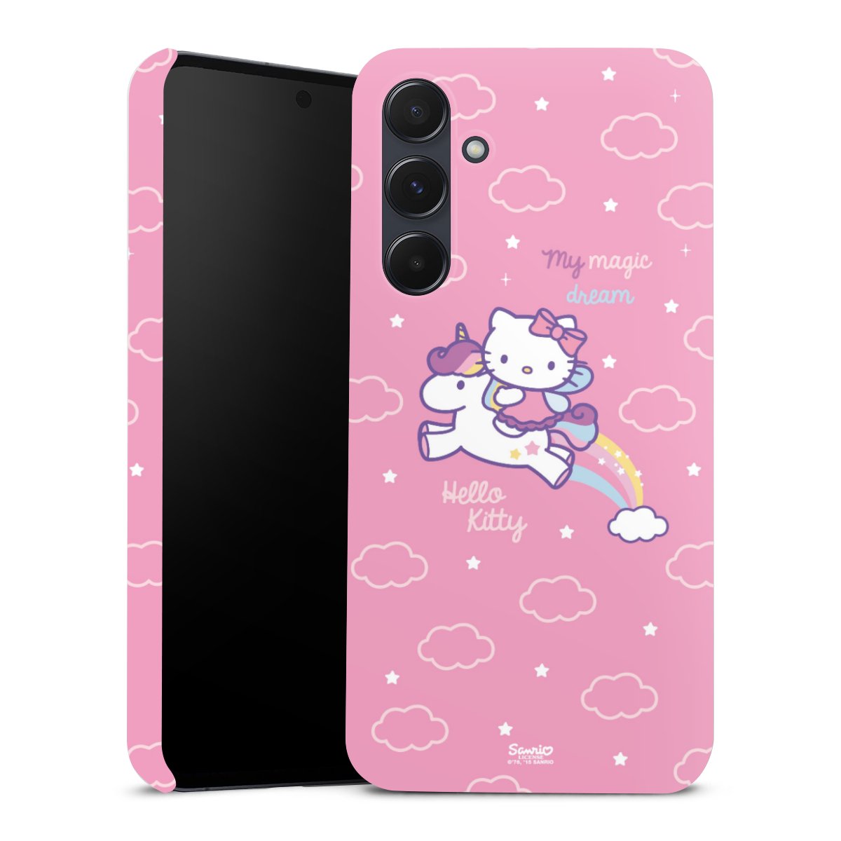 Galaxy A55 5G Handy Premium Case Smartphone Handyhülle Schutzhülle glänzend Einhorn Official Licensed Product Hello Kitty Premium Case