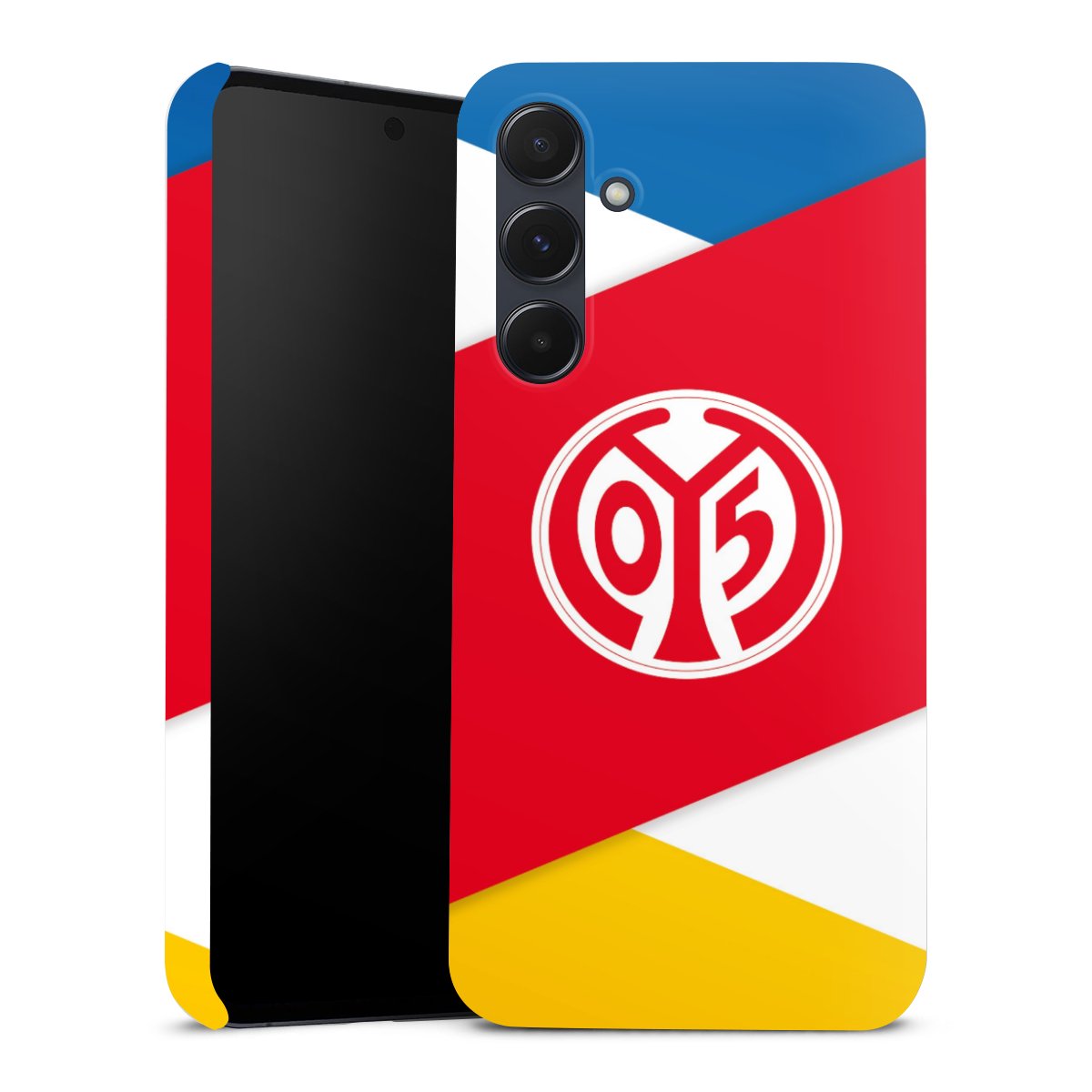 Galaxy A55 5G Handy Premium Case Smartphone Handyhülle Schutzhülle glänzend Official Licensed Product Soccer 1. Fsv Mainz 05 E.V. Premium Case