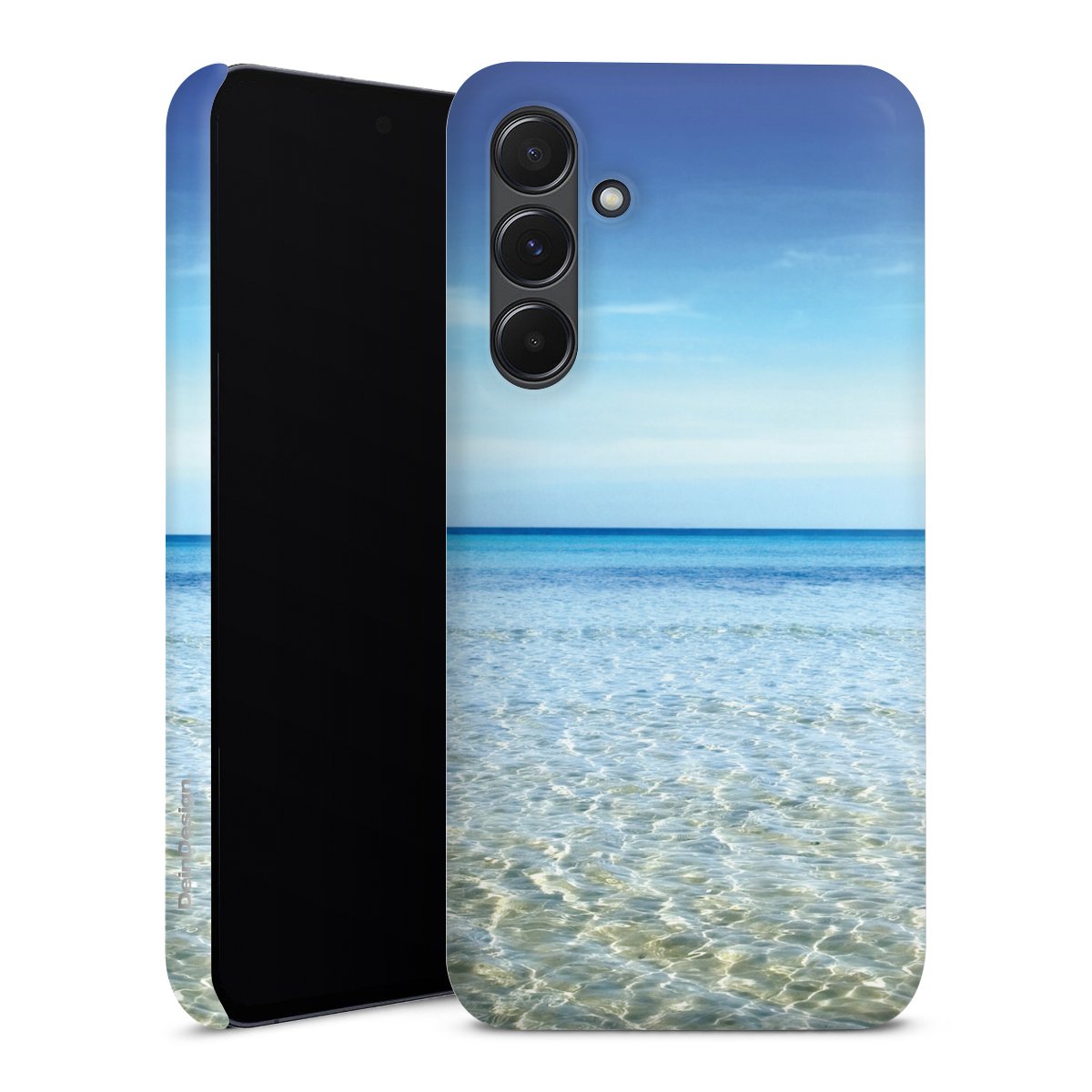 Galaxy A35 5G Handy Premium Case Smartphone Handyhülle Schutzhülle matt Urlaub Sky Ocean Premium Case