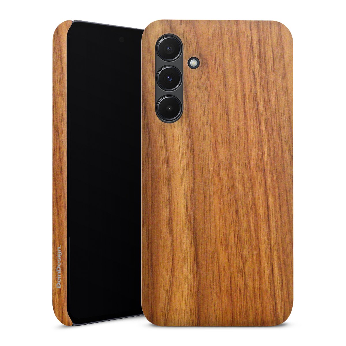 Galaxy A35 5G Handy Premium Case Smartphone Handyhülle Schutzhülle matt Wood Larch Wooden Look Premium Case