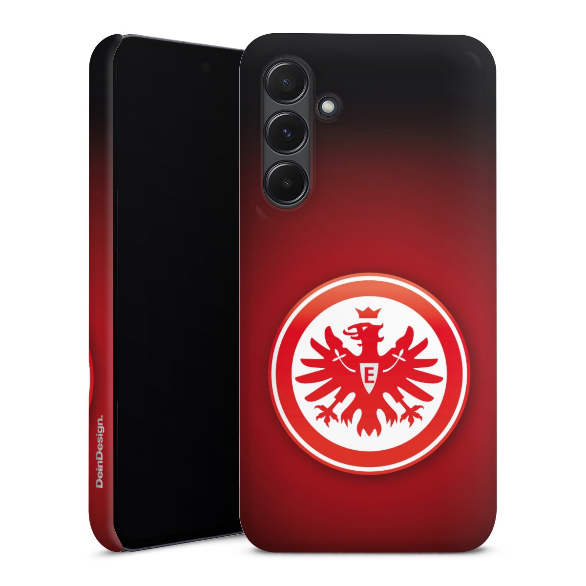 Galaxy A35 5G Handy Premium Case Smartphone Handyhülle Schutzhülle matt Eintracht Frankfurt Official Licensed Product Coat Of Arms Premium Case