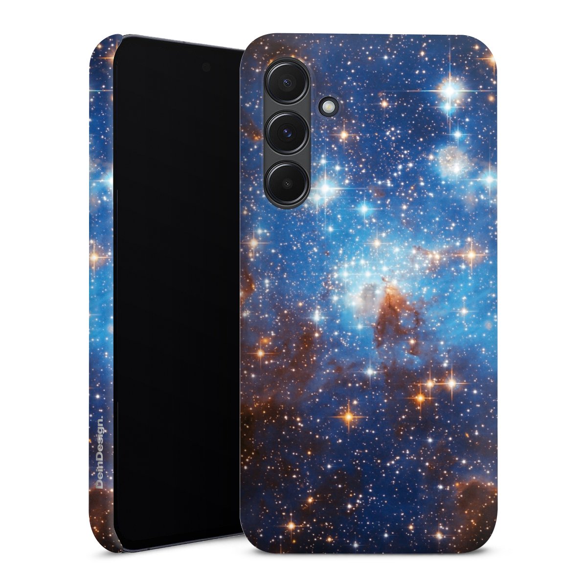 Galaxy A35 5G Handy Premium Case Smartphone Handyhülle Schutzhülle matt Star Weltall Galaxy Premium Case